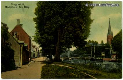 ansichtkaart: Nederhorst den Berg, Bruggezicht