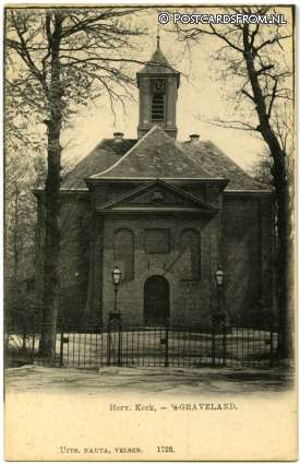 's-Graveland, Herv. Kerk ansichtkaart: 's-Graveland, Herv. Kerk