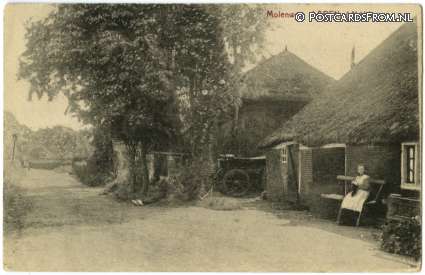 ansichtkaart: Laren NH, Molenweg