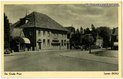 Laren NH, De Oude Post ansichtkaart: Laren NH, De Oude Post