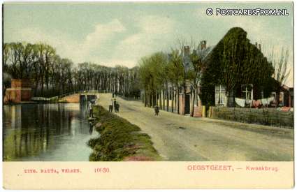ansichtkaart: Oegstgeest, Kwaakbrug