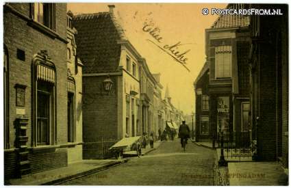 ansichtkaart: Appingedam, Dijkstraat