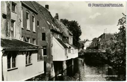 ansichtkaart: Appingedam, Damsterdiep