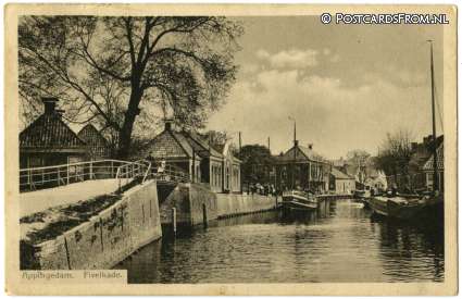 ansichtkaart: Appingedam, Fivelkade