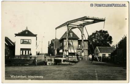 ansichtkaart: Werkendam, Nieuweweg