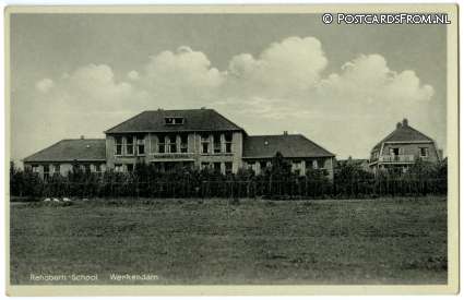 ansichtkaart: Werkendam, Rehoboth School