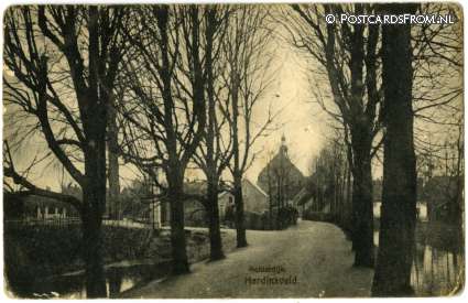 Hardinxveld, Achterdijk ansichtkaart: Hardinxveld, Achterdijk