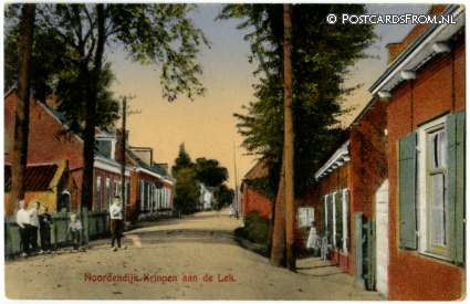 ansichtkaart: Krimpen aan de Lek, Noordeinde