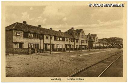 ansichtkaart: Voorburg, Rembrandtlaan