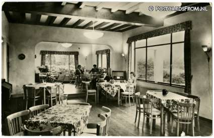 Garderen, Oud Milligen. Vacantie-Oord C.N.V. Talma Hoeve Conversatiezaal ansichtkaart: Garderen, Oud Milligen. Vacantie-Oord C.N.V. Talma Hoeve Conversatiezaal