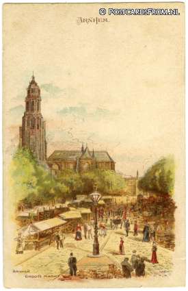 Arnhem, -- ansichtkaart: Arnhem, --