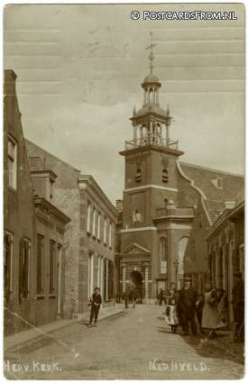 Neder-Hardinxveld, Herv. Kerk ansichtkaart: Neder-Hardinxveld, Herv. Kerk
