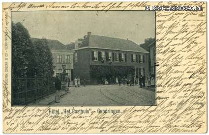 ansichtkaart: Gendringen, Hotel 'Het Posthuis'
