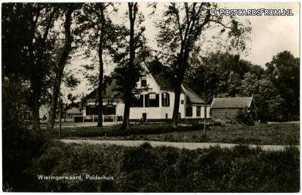 Wieringerwaard, Polderhuis ansichtkaart: Wieringerwaard, Polderhuis