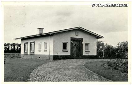 ansichtkaart: Achterveld, Raadzaal