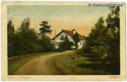 Ermelo, Laan - Villapark ansichtkaart: Ermelo, Laan - Villapark