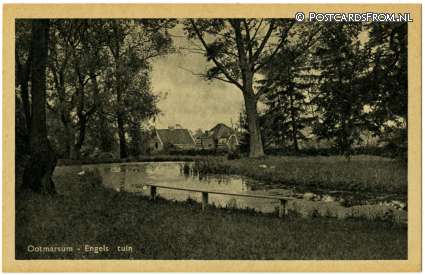 ansichtkaart: Ootmarsum, Engels tuin