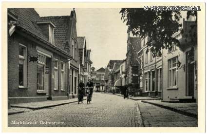 ansichtkaart: Ootmarsum, Marktstraat