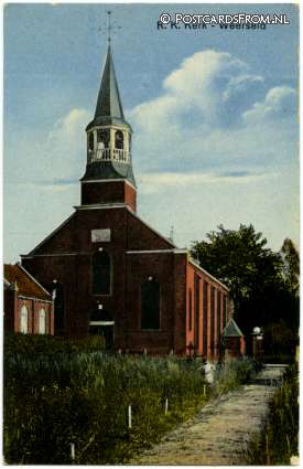 ansichtkaart: Weerselo, R.K. Kerk
