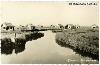 ansichtkaart: Langweer, Bungalowdorp