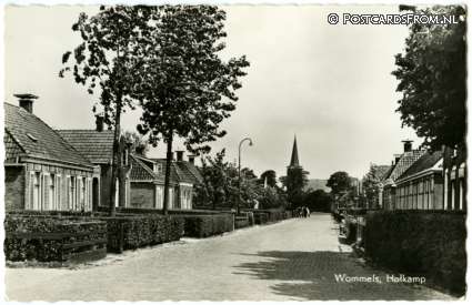 ansichtkaart: Wommels, Hofkamp