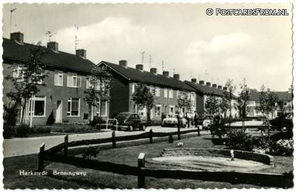 Harkstede, Benningweg ansichtkaart: Harkstede, Benningweg