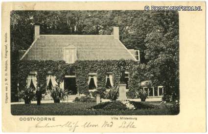 ansichtkaart: Oostvoorne, Villa Mildenburg