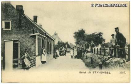 ansichtkaart: Stavenisse, Groet uit