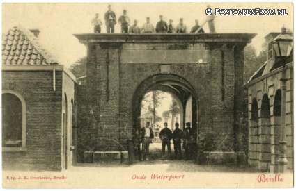 ansichtkaart: Brielle, Oude Waterpoort