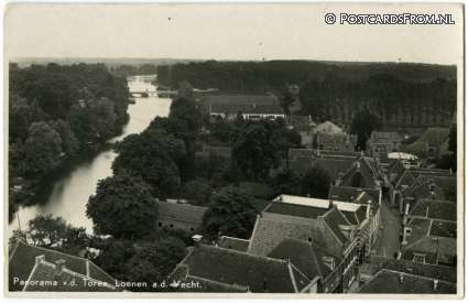 Loenen ad Vecht, Panorama v.d. Toren ansichtkaart: Loenen ad Vecht, Panorama v.d. Toren