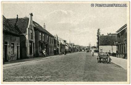 ansichtkaart: Honselersdijk, Dijkstraat