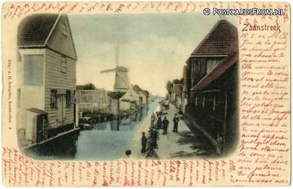 ansichtkaart: Zaanstreek, --