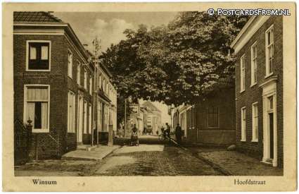 ansichtkaart: Winsum GN, Hoofdstraat