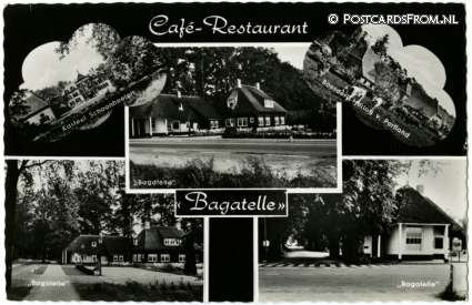Raalte, Cafe-Rest. 'Bagatelle' ansichtkaart: Raalte, Cafe-Rest. 'Bagatelle'