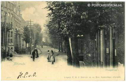 Abcoude, Hoogstraat ansichtkaart: Abcoude, Hoogstraat