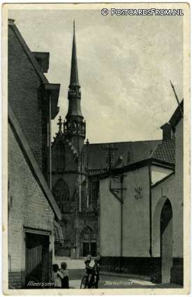 ansichtkaart: Meerssen, Kerkstraat