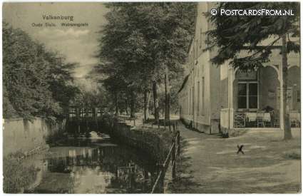ansichtkaart: Valkenburg LB, Oude Sluis. Walramsplein