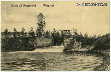 ansichtkaart: Roermond, Waterval