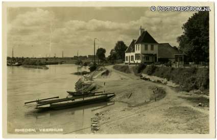 ansichtkaart: Rheden, Veerhuis