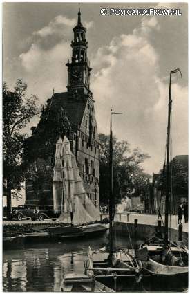 Hoorn NH, Karakteristiek stadsbeeld. Hoofdtoren ansichtkaart: Hoorn NH, Karakteristiek stadsbeeld. Hoofdtoren