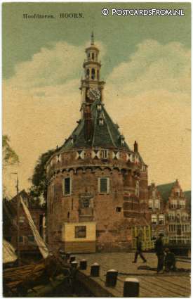 ansichtkaart: Hoorn NH, Hoofdtoren