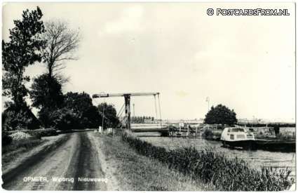 ansichtkaart: Opmeer, Wipbrug Nieuweweg