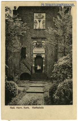 Harkstede, Ned. Herv. Kerk ansichtkaart: Harkstede, Ned. Herv. Kerk