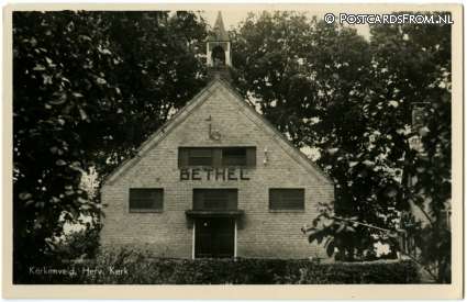 ansichtkaart: Kerkenveld, Herv. Kerk