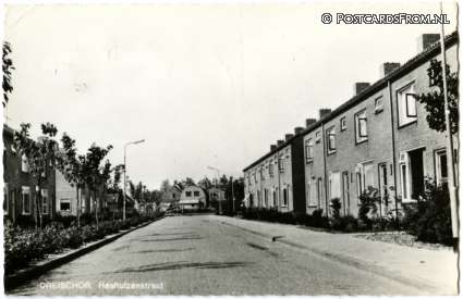 Dreischor, Heshuizenstraat ansichtkaart: Dreischor, Heshuizenstraat