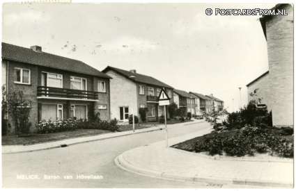 ansichtkaart: Melick, Baron van Hovellaan