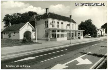 ansichtkaart: Balkbrug, Hotel 'De Munnink'