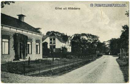 ansichtkaart: Oldehove, Groete uit