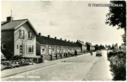 ansichtkaart: Heijningen, Friesestraat