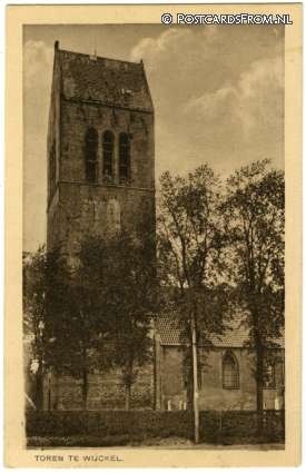 Wijckel, Toren ansichtkaart: Wijckel, Toren
